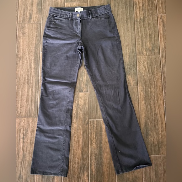 Ann Taylor LOFT 2pr Modern Boot Jeans 1pr Navy Chino Pants - Picture 2 of 9
